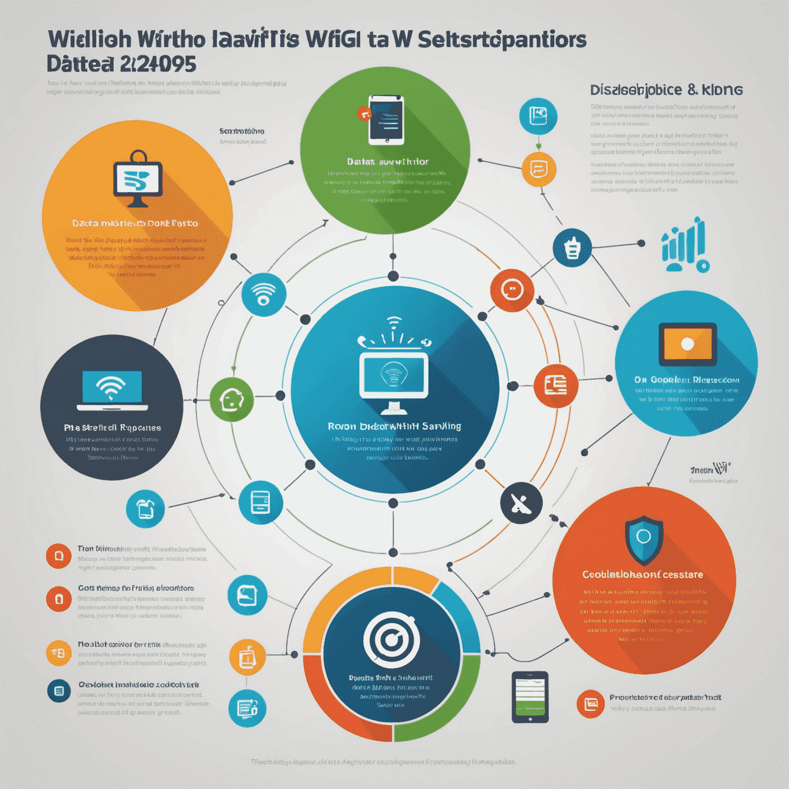 Infographic showing various data saving tips such as using Wi-Fi, disabling auto-play, and using data compression